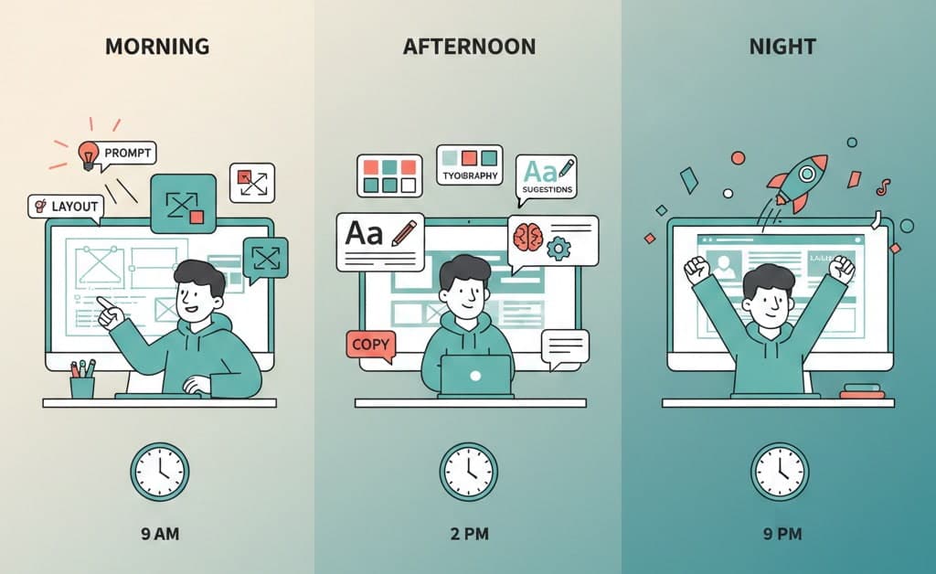 一个设计师用 AI 一天搭完自己的商业网站(完整复盘)
